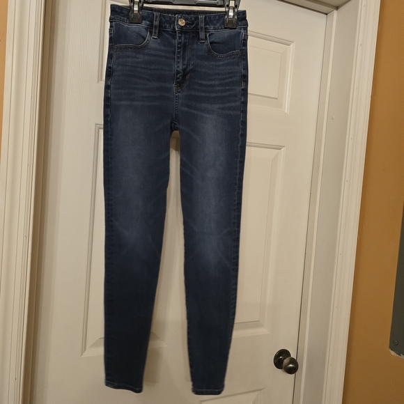 American Eagle Outfitters Denim - American Eagle Women’s Dark Wash Skinny Jeans – Size 2 Curvy